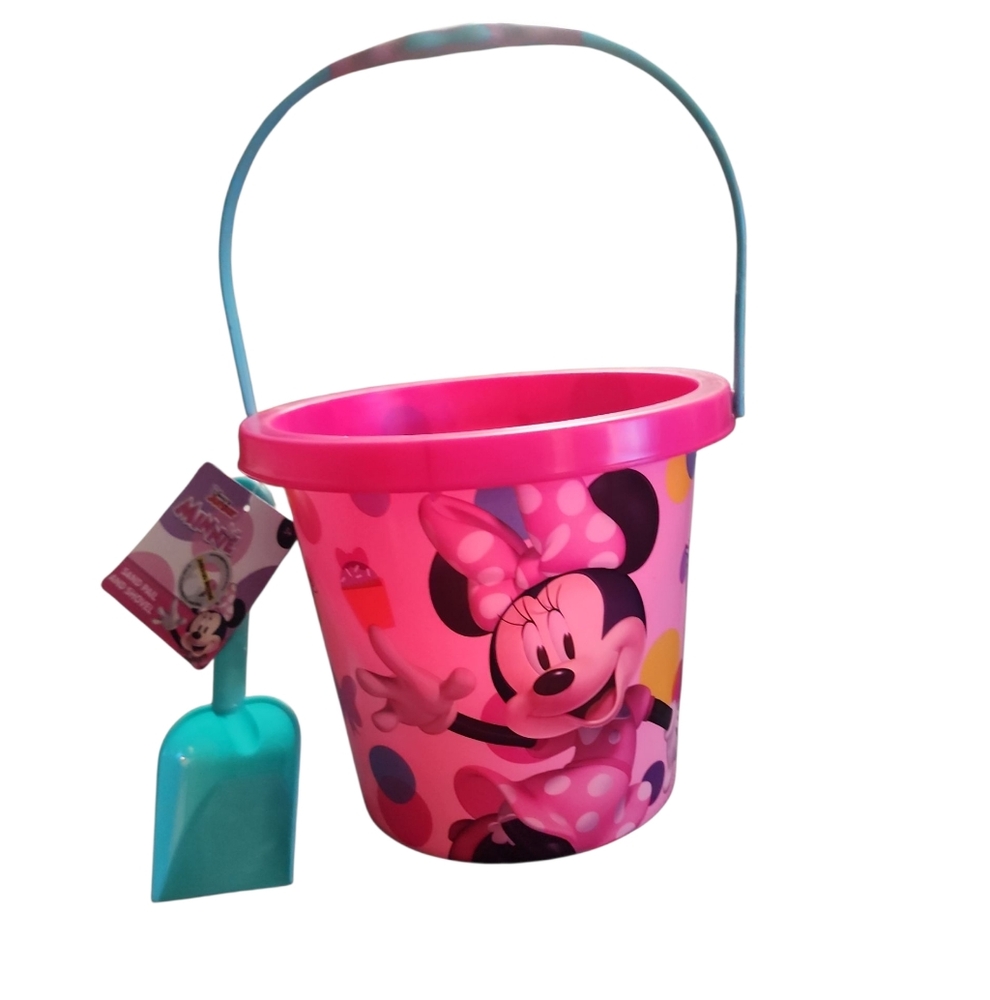 🐰Disney Minnie Mouse Pink and Blue Sand Bucket Set🐰